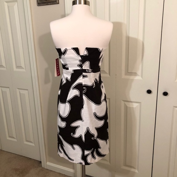 NWT Merona Strapless Print Dress - Picture 3 of 8